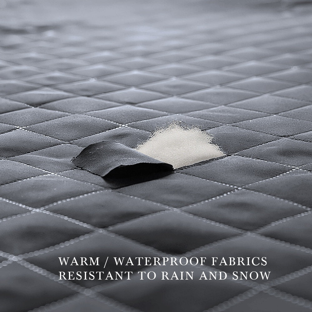 Custom Sized Waterproof Clear Tarps Thermal Insulated Curtain For Winter 1 Panel