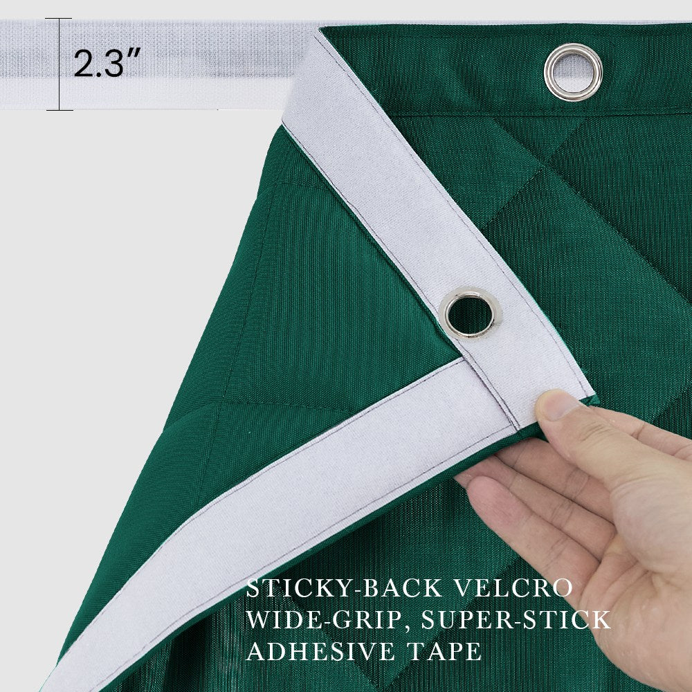 Custom Sized Waterproof Clear Tarps Thermal Insulated Curtain For Winter 1 Panel