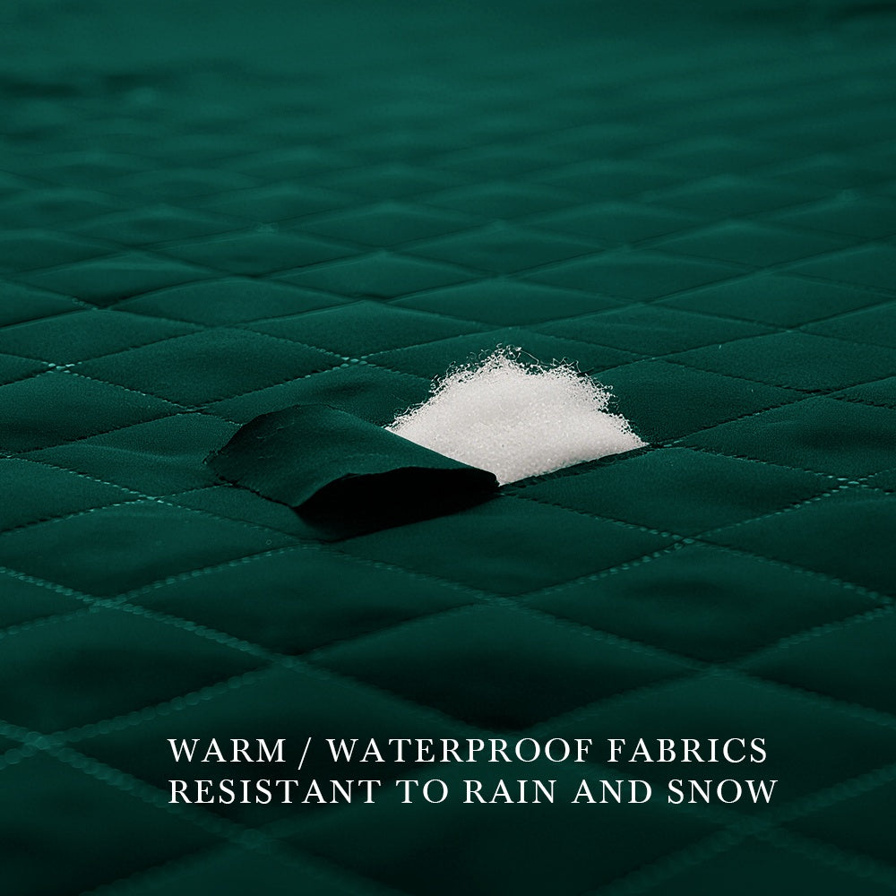Custom Sized Waterproof Clear Tarps Thermal Insulated Curtain For Winter 1 Panel