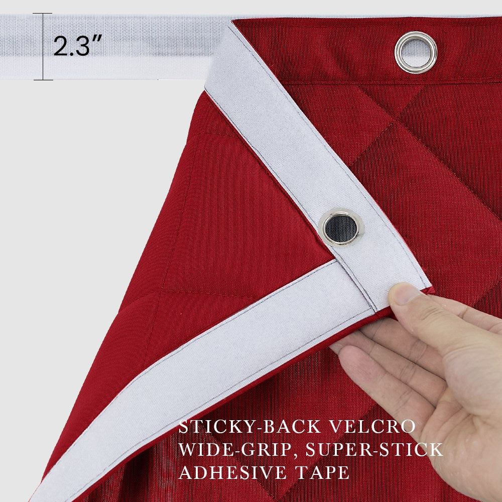 Custom Sized Waterproof Clear Tarps Thermal Insulated Curtain For Winter 1 Panel