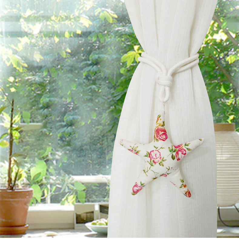 1 Pcs Magnetic Buckle Straps for Cotton and Linen Starfish Curtains Tiebacks KGORGE Store