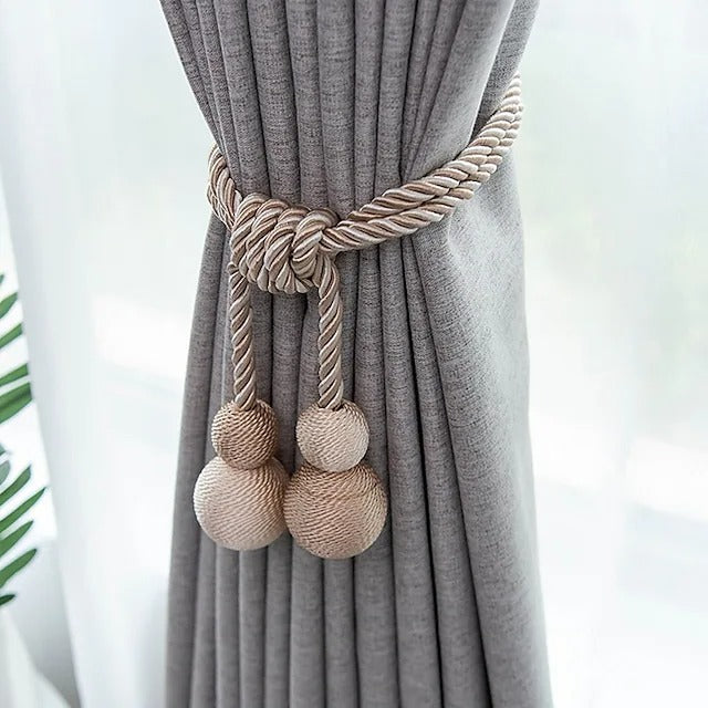 1 Pcs Tiebacks Curtain Accessories Window Treatments Magnetic Ball Tie Back KGORGE Store