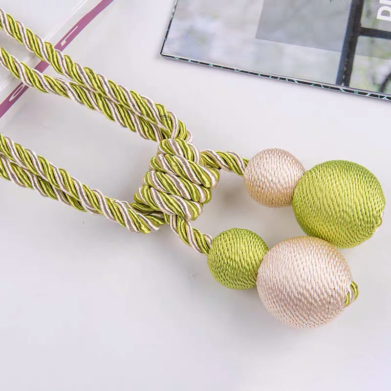 1 Pcs Tiebacks Curtain Accessories Window Treatments Magnetic Ball Tie Back KGORGE Store