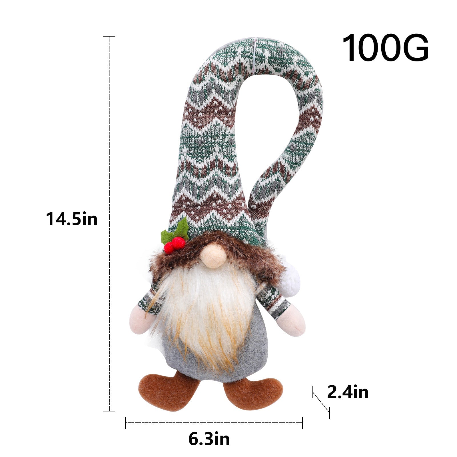1Pc Christmas Buckle Faceless Doll Curtain Tiebacks New Year Decoration KGORGE Store