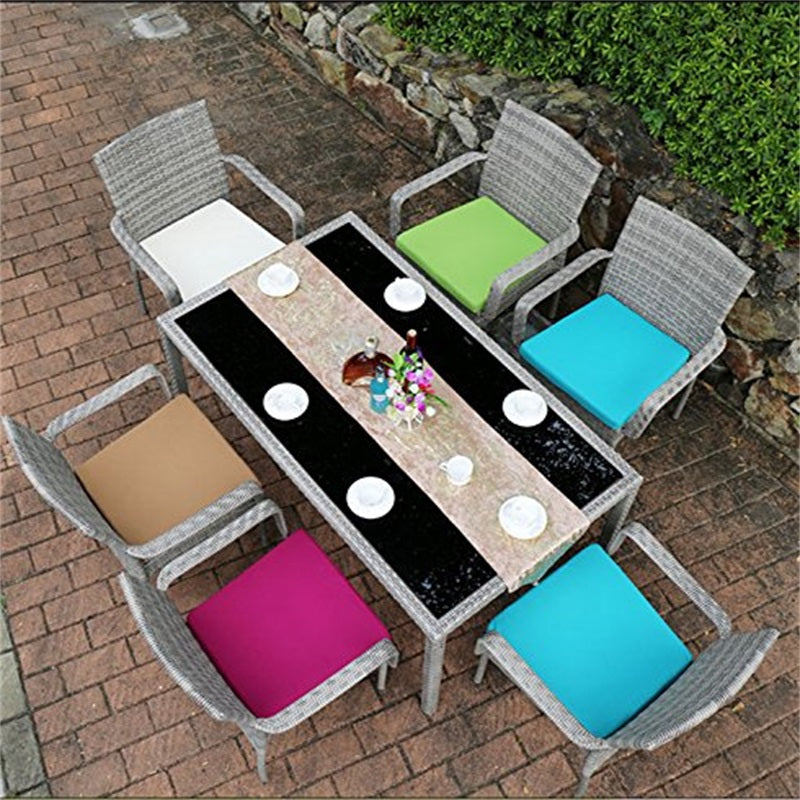 2 Pcs 24x24 Outdoor Sofa Cushion Covers Waterproof KGORGE Store