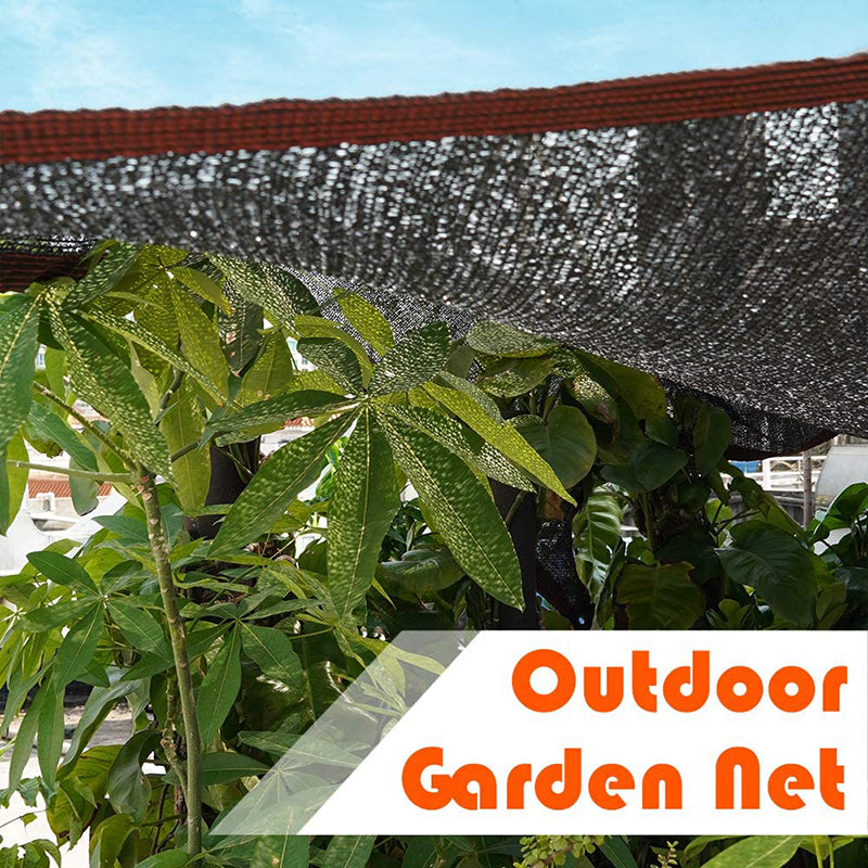 50% Shade Rate Sunshade Net Balcony Courtyard Villa Roof Flower Sunscreen Net KGORGE Store