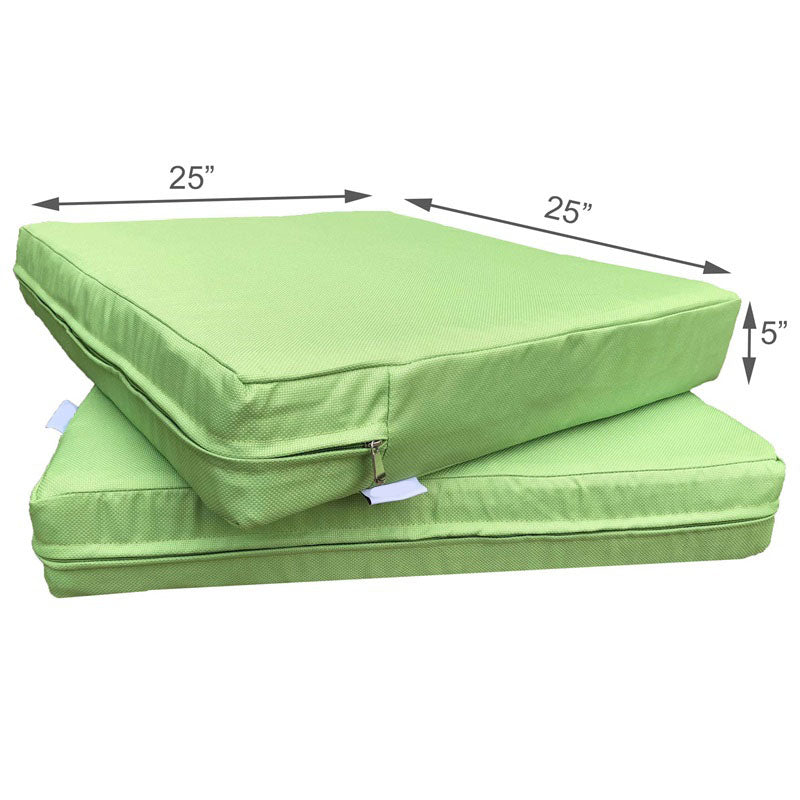 6 Pcs 25x25 Outdoor Cushion Cover KGORGE Store