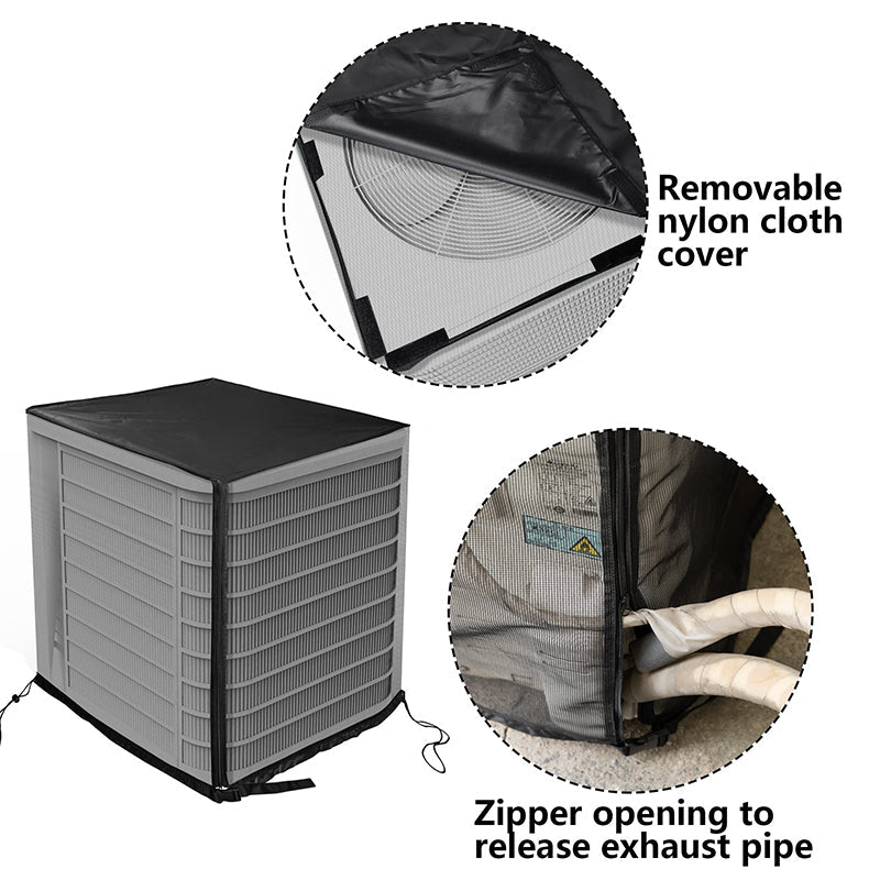Air Conditioner Covers, AC Mesh Cover with Detachable Waterproof Top KGORGE Store