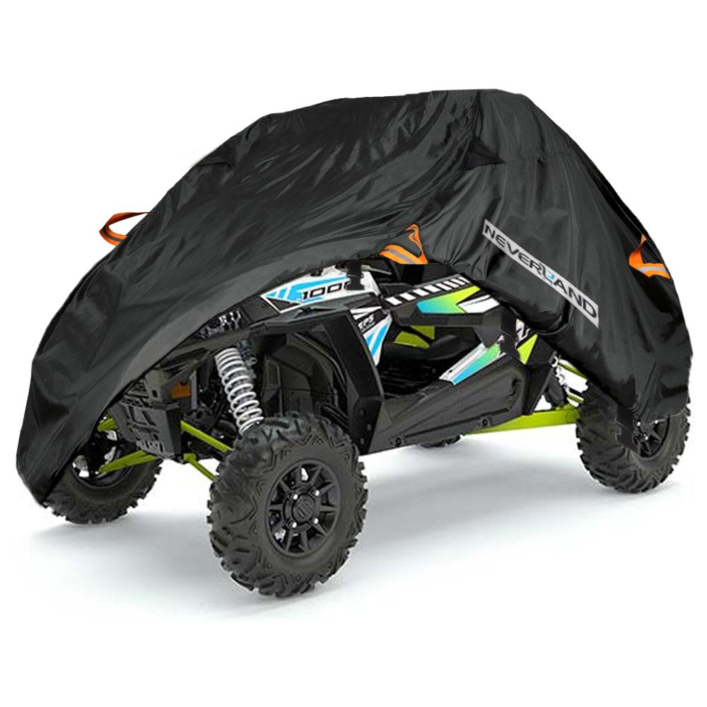 Waterproof Outdoor Heavy Duty UTV Cover 2 Seater for Polaris Ranger Yamaha Wolverine Can-Am Honda Kawasaki etc.