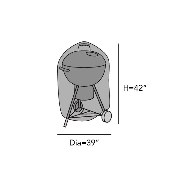 Charcoal Kettle Grill Cover Waterproof All Weather Drawcord Cover for Patio KGORGE Store