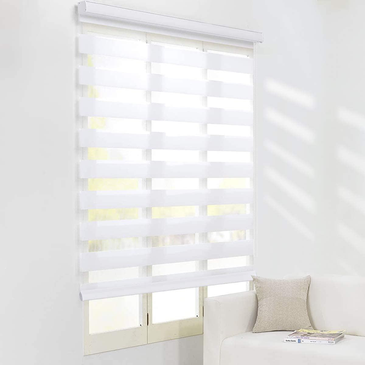 Classic Zebra Roller Shades Light Filtering & Privacy Shades for Windows KGORGE Store