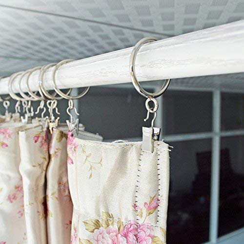 Curtain Rings Eyelets Rings 10 Pcs Hanging Curtains for Bedroom/Living Room KGORGE Store