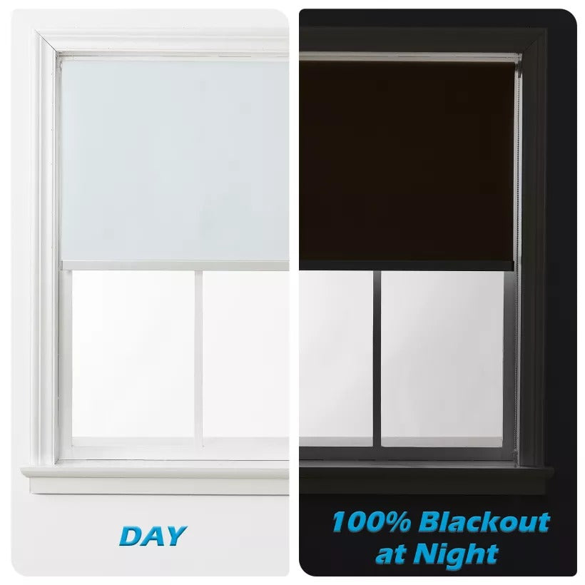 Custom 100% Blackout Window Roller Shades Thermal Insulated KGORGE Store