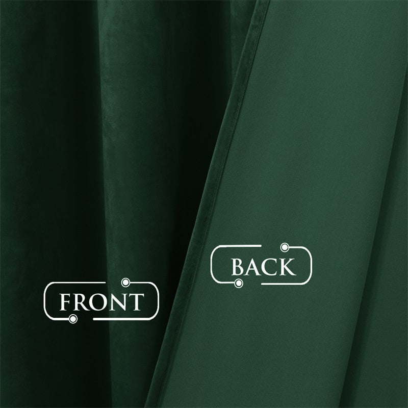 Custom Christmas Soft Velvet Curtains Grommet Curtain 2 Panels KGORGE Store