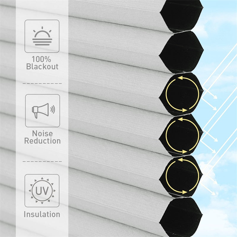 Custom Cordless Light Filtering Honeycomb Cellular Window Shades KGORGE Store