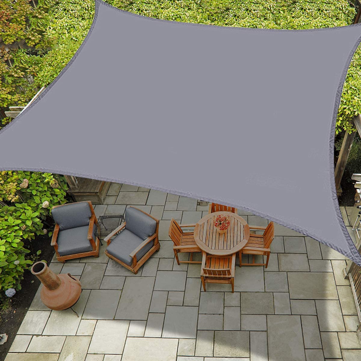 Custom Size Outdoor Sun Shade Sail Waterproof Canopy UV Block for Patio