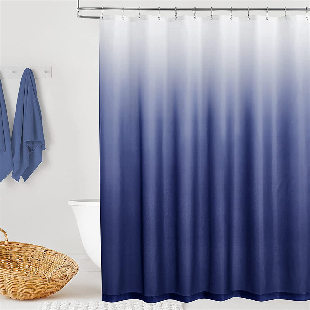 Grey Ombre Shower Curtain 1 Panel KGORGE Store