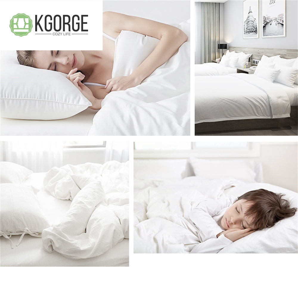 KGORGE COZY LIFE White Pillow for Bedroom KGORGE Store