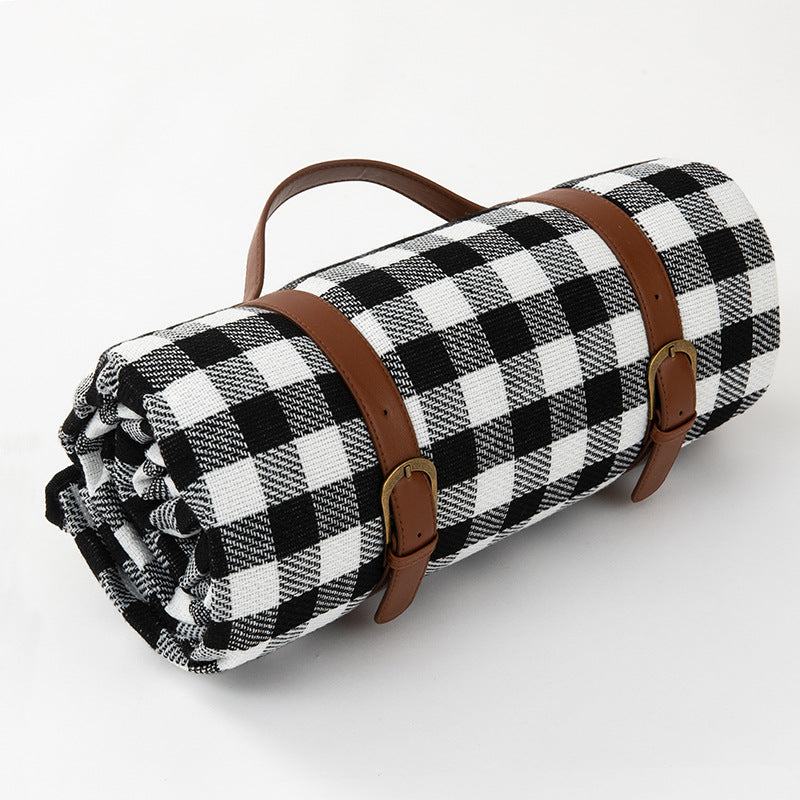 Leather Straps Waterproof Picnic Blanket for Camping KGORGE Store