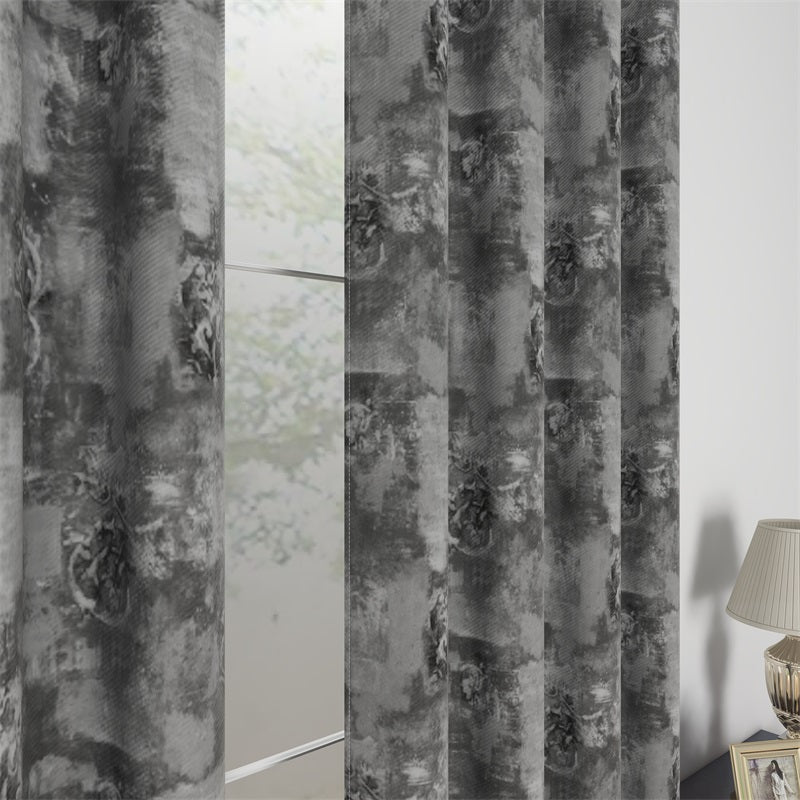 Met Printed Blackout Curtains For Living Room And Bedroom 2 Panels KGORGE Store