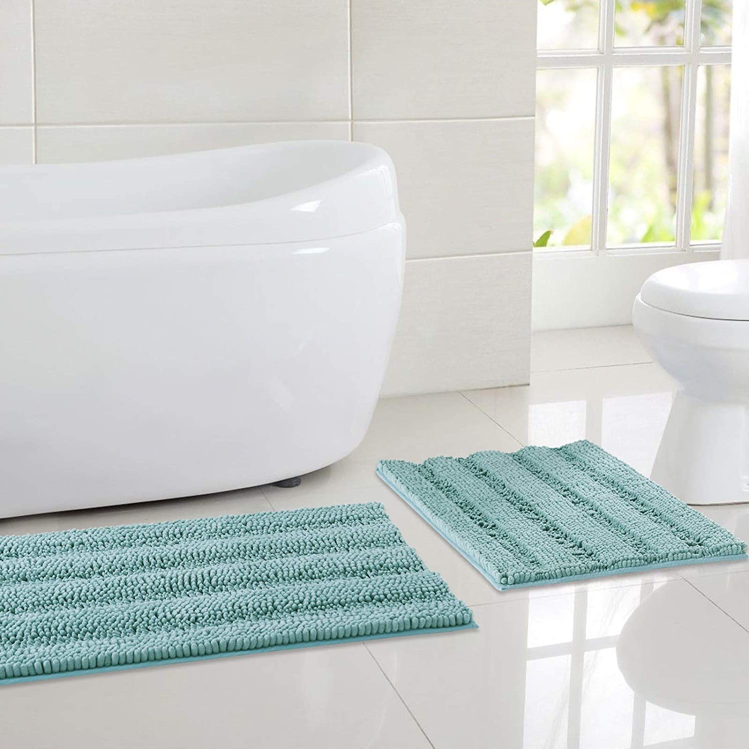 Non Slip Bath Mat Bathroom Rugs and Mats Sets KGORGE Store
