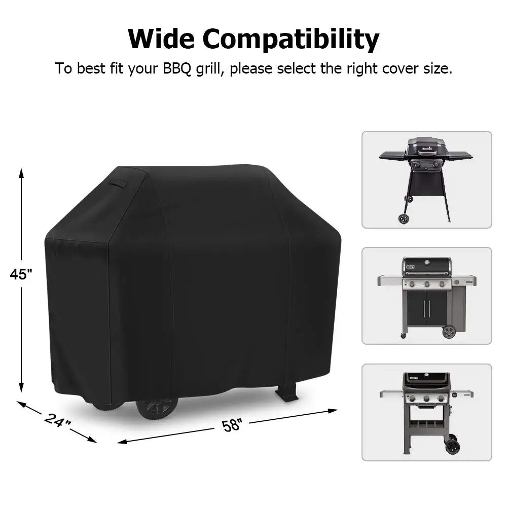Outdoor Courtyard Waterproof and Dustproof Sunscreen BBQ Grill Cover for Weber,Char Broil,Nexgrill Grills KGORGE Store
