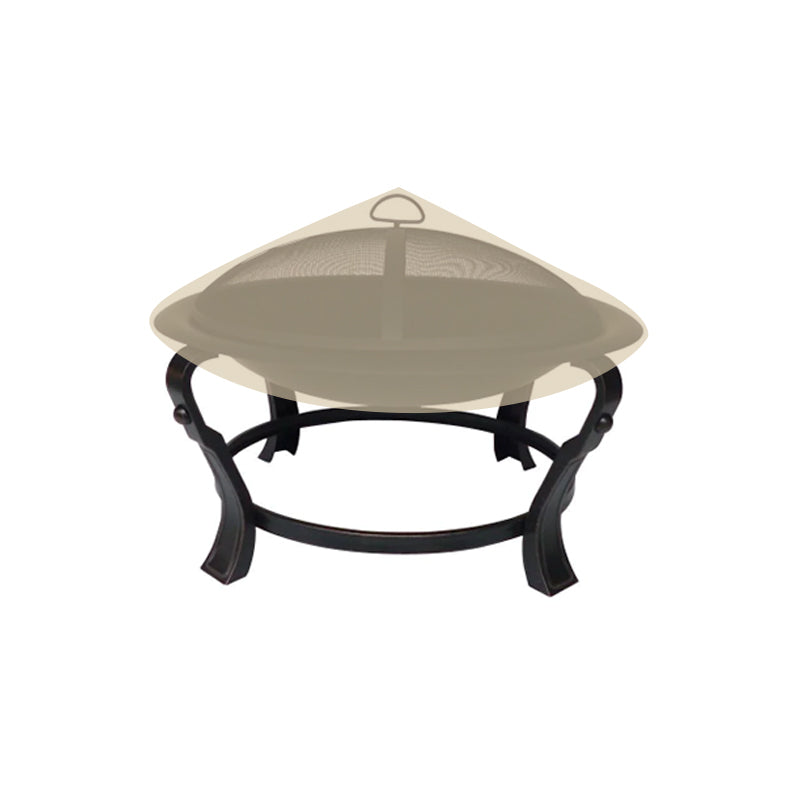 Outdoor Round Fire Pit Top Cover Waterproof Dustproof Furniture Covers for Patio KGORGE Store