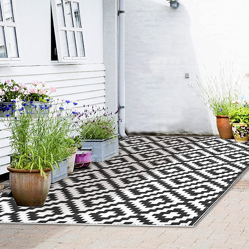Outdoor Rug Modern Area Rug for Outdoors, Patio, Backyard, Deck KGORGE Store