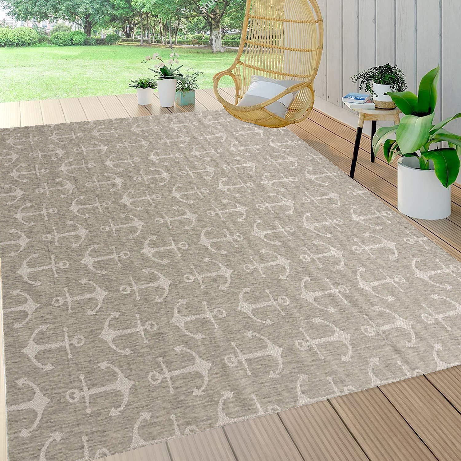 Outdoor Rug for Patio, Deck, Backyard KGORGE Store