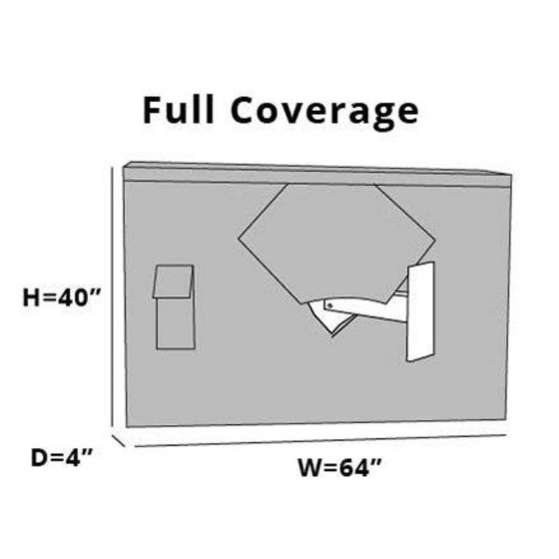 Outdoor TV Cover Waterproof Full Cover KGORGE Store