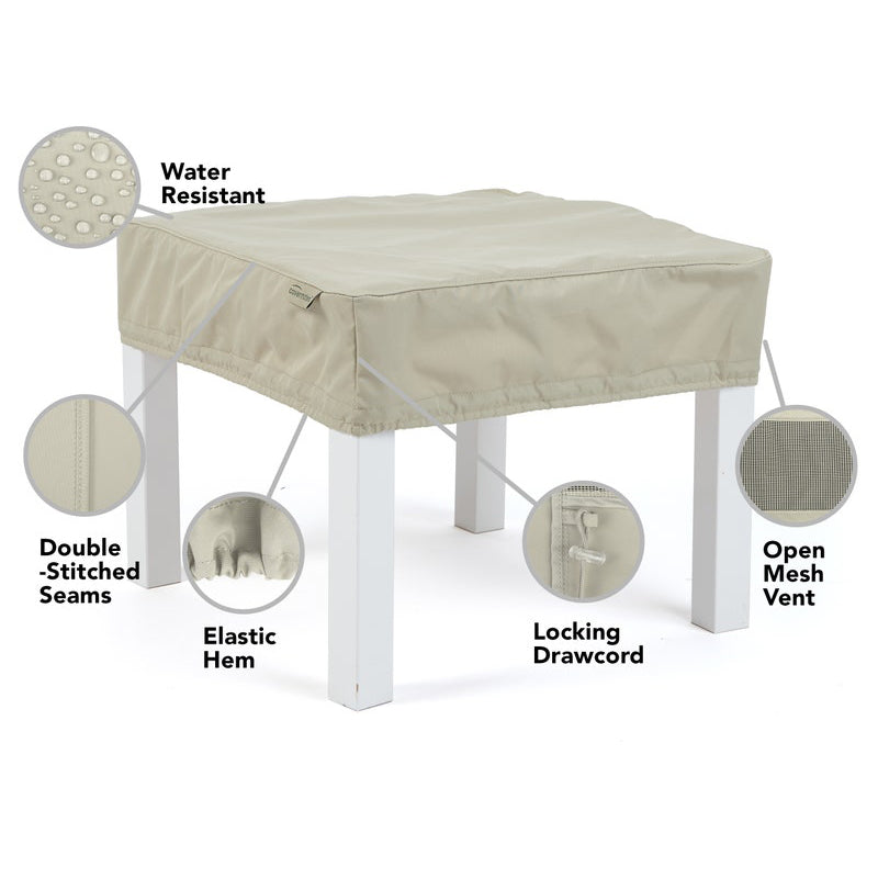 Outdoor Tabletop Cover Square Dining Table Waterproof Covered For Patio KGORGE Store
