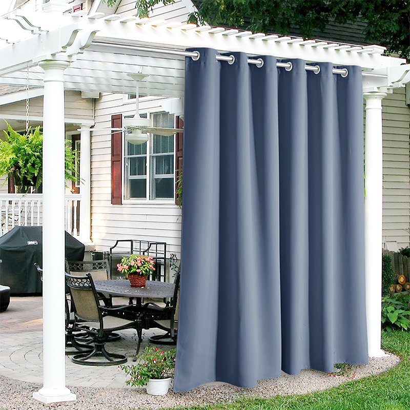 Outdoor Waterproof Grommet Top Gazebo Patio Curtain 1 Panel KGORGE Store