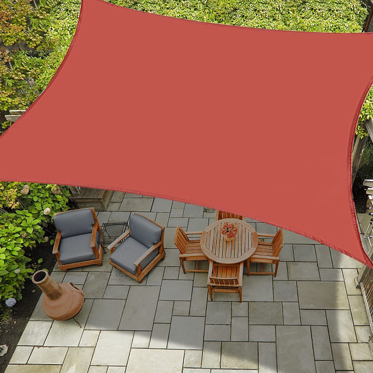 Outdoor Waterproof Sun Shade Sail Rectangle UV Block for Patio and Garden, Backyard Lawn KGORGE Store