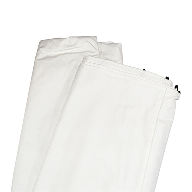 KGORGE white weatherproof pergola canopy fabric replacement, durable outdoor shade solution for patios.