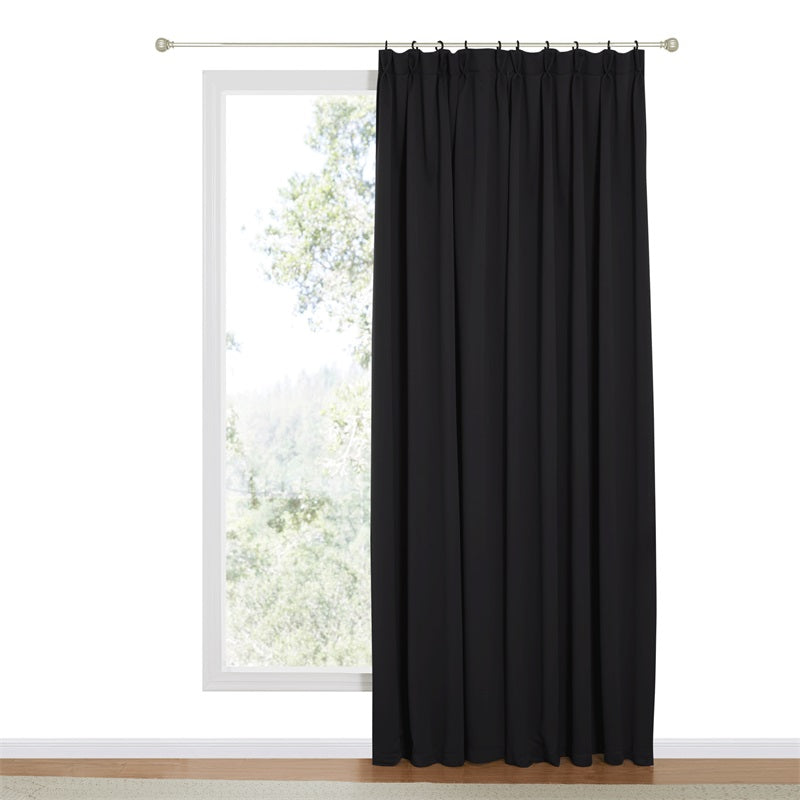 Pinch Pleat Window Curtain Panel 1 Panel Suitable for Curtain Rod or Tracks KGORGE Store
