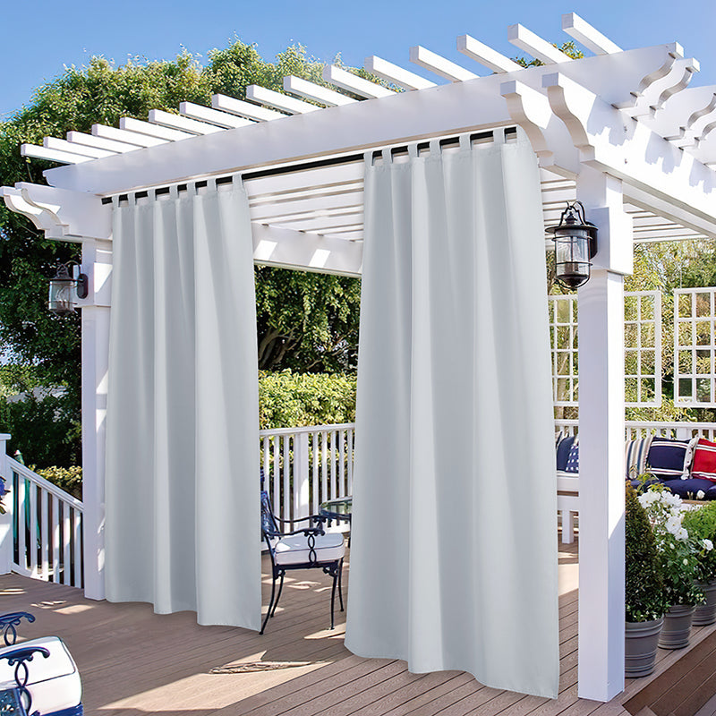 Porch Deck Tab Top Waterproof Outdoor Curtains 1 Panel KGORGE Store