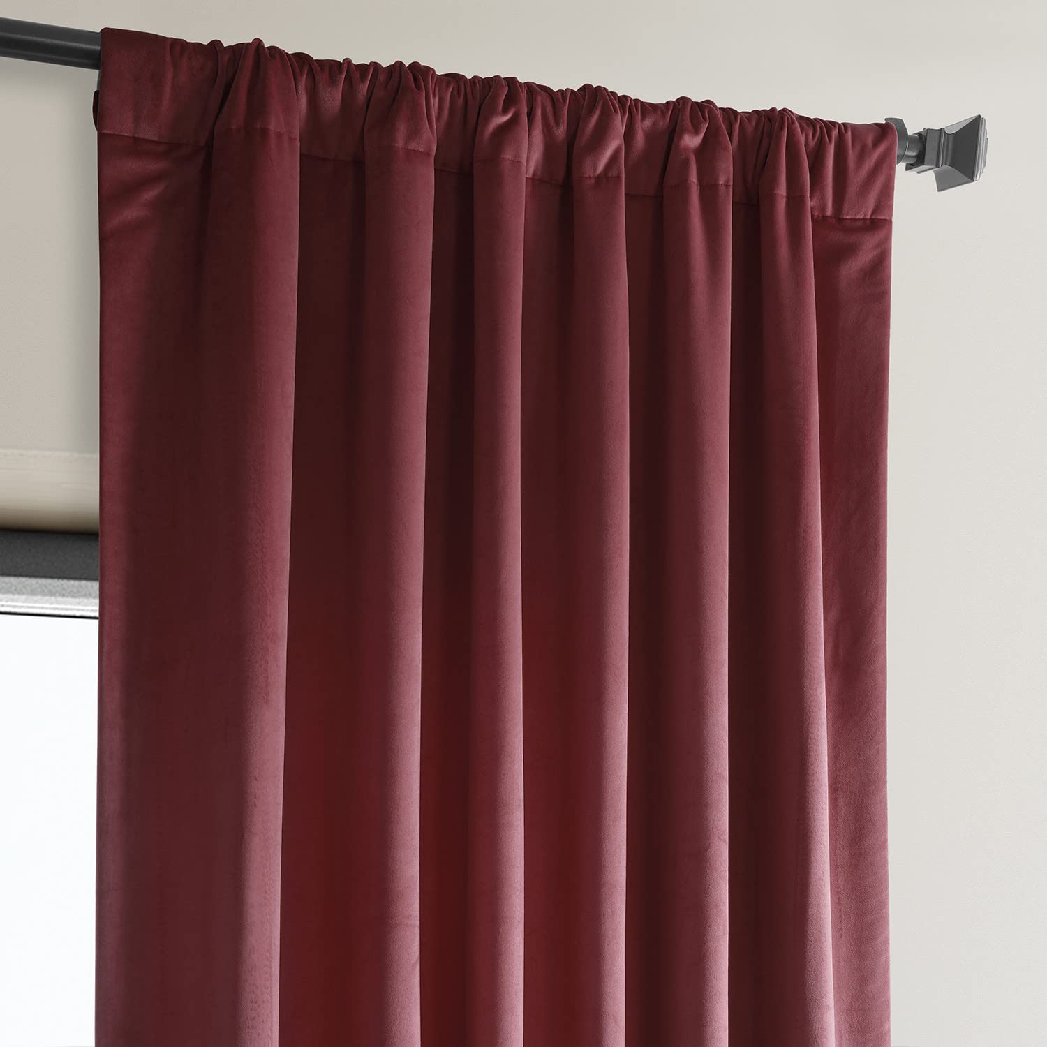 Rod Pocket & Back Tab & Rod Pocket & Hook Belt Velvet Blackout Curtains For Living Room Bedroom 2 Panels KGORGE Store