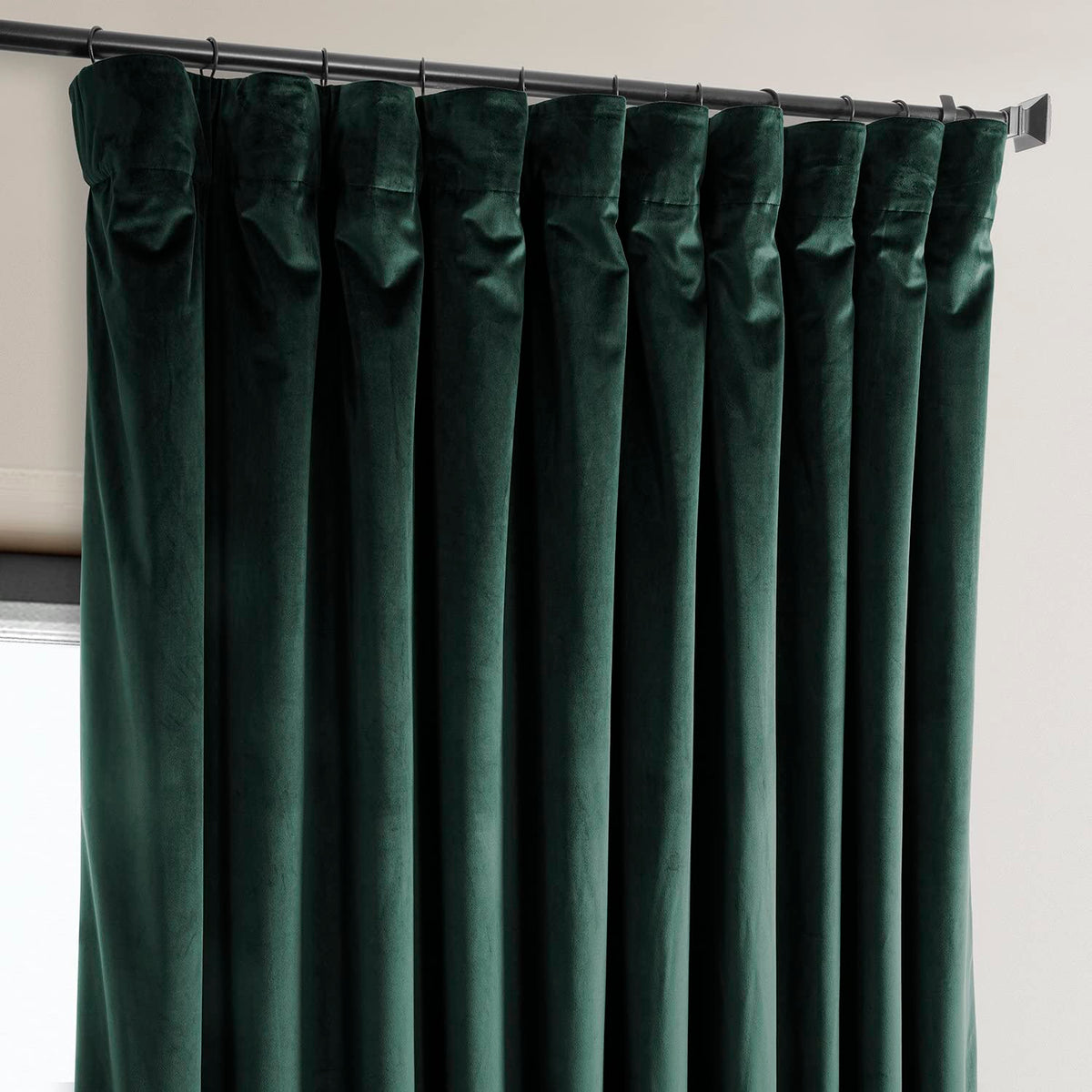 Rod Pocket & Back Tab & Rod Pocket & Hook Belt Velvet Blackout Curtains For Living Room Bedroom