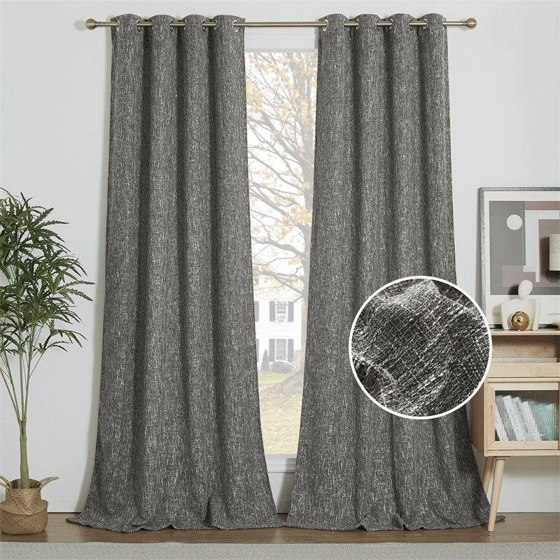 Room Darkening Curtains Thermal Insulated Grommets Blackout Curtains for Living Room 2 Panels KGORGE Store