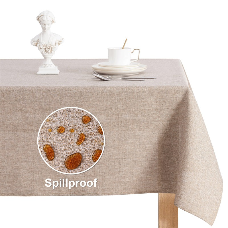 Spillproof Christmas Heat Stain Resistant Wrinkle Free Washable 60 Inch Rectangle Fabric Waterproof Tablecloth KGORGE Store