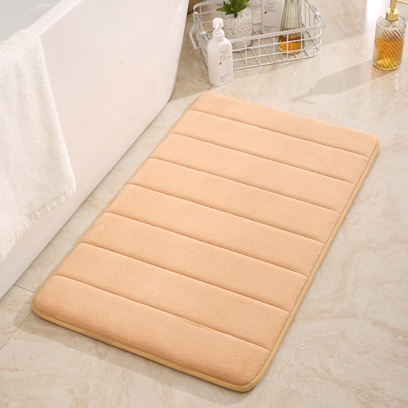 Sponge Thickened Foot Pad Kitchen Mat Bathroom Absorbent Non-slip Floor Mat KGORGE Store