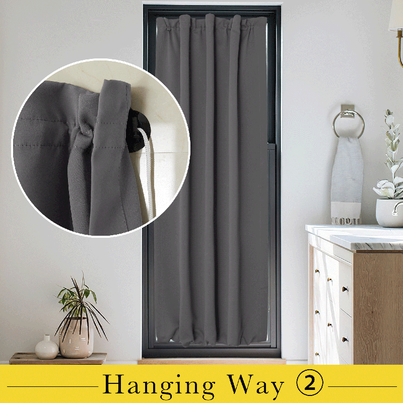 Suction Cup Curtain Temporary Blackout Blinds KGORGE Store