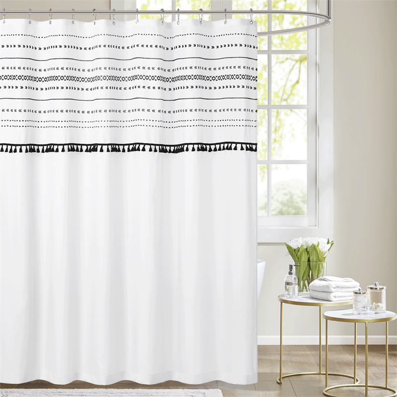Tassel Shower Curtain KGORGE Store